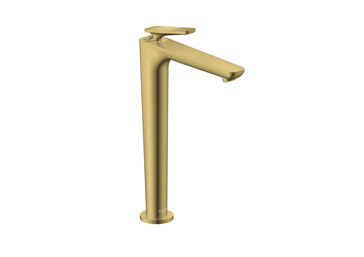 Single lever basin mixer 250 with CoolStart and waste set - cubic cut