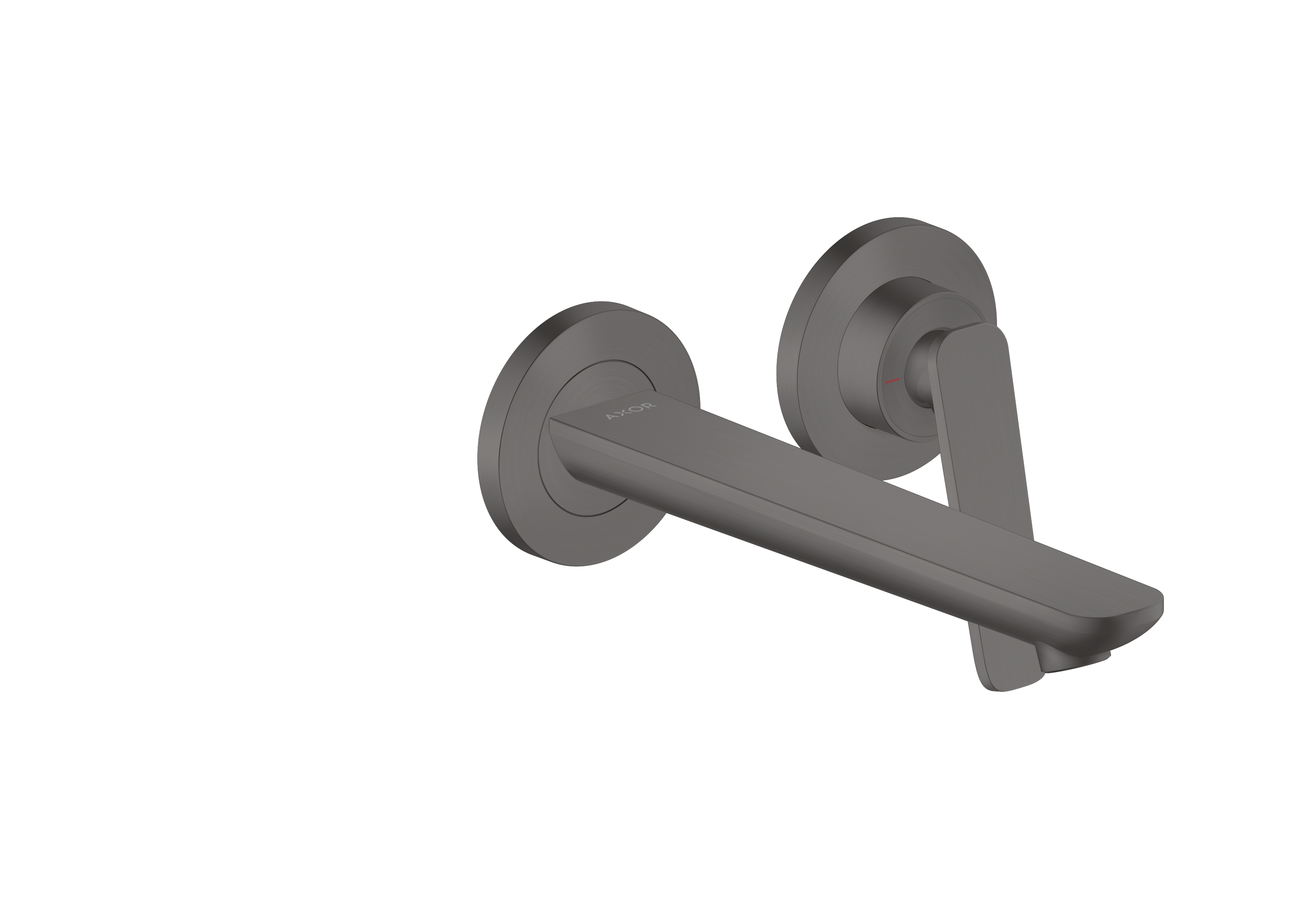 Single lever basin mixer for concealed installation wall-mounted with spout 195 mm