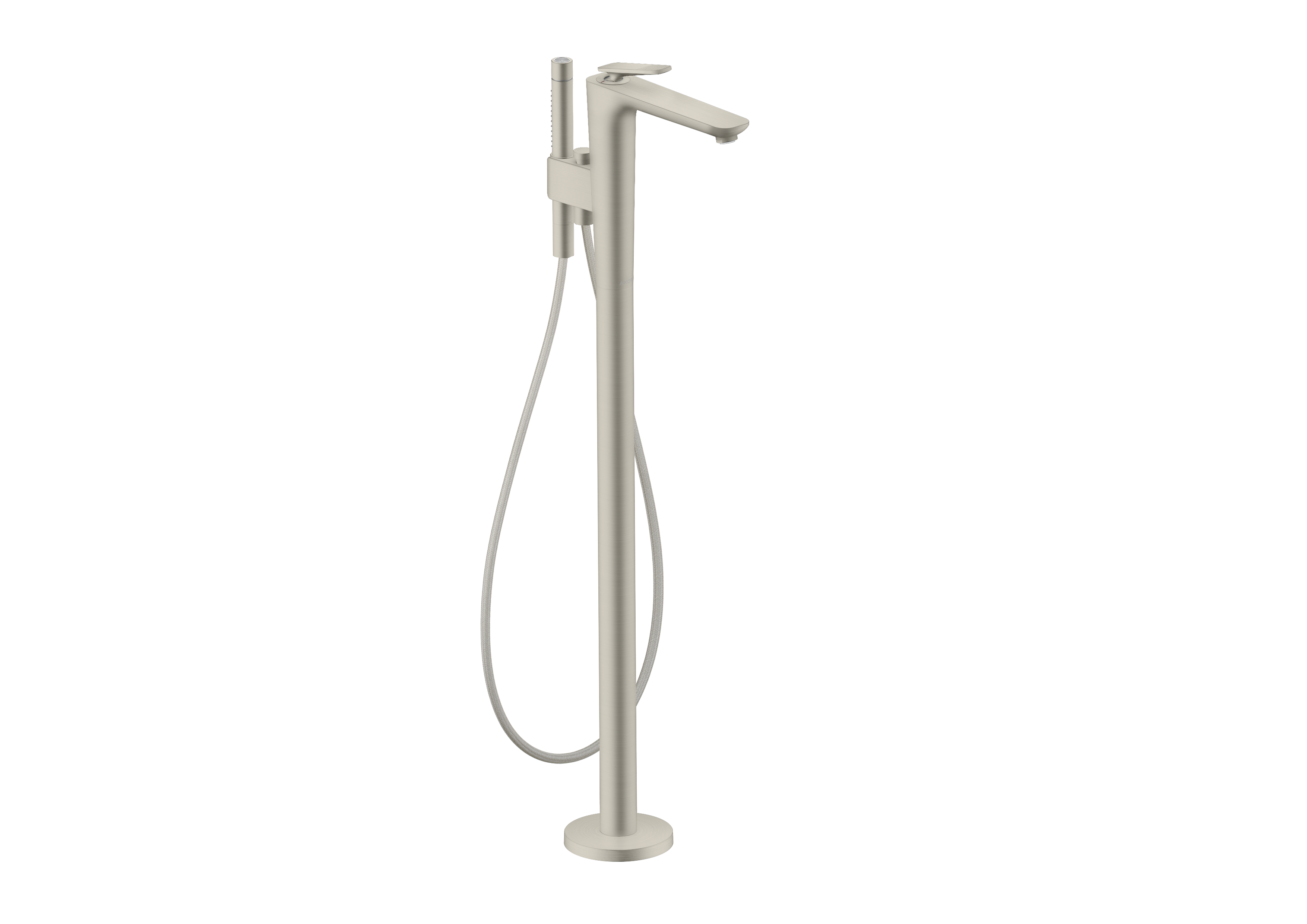 Single lever bath mixer floor-standing - cubic cut