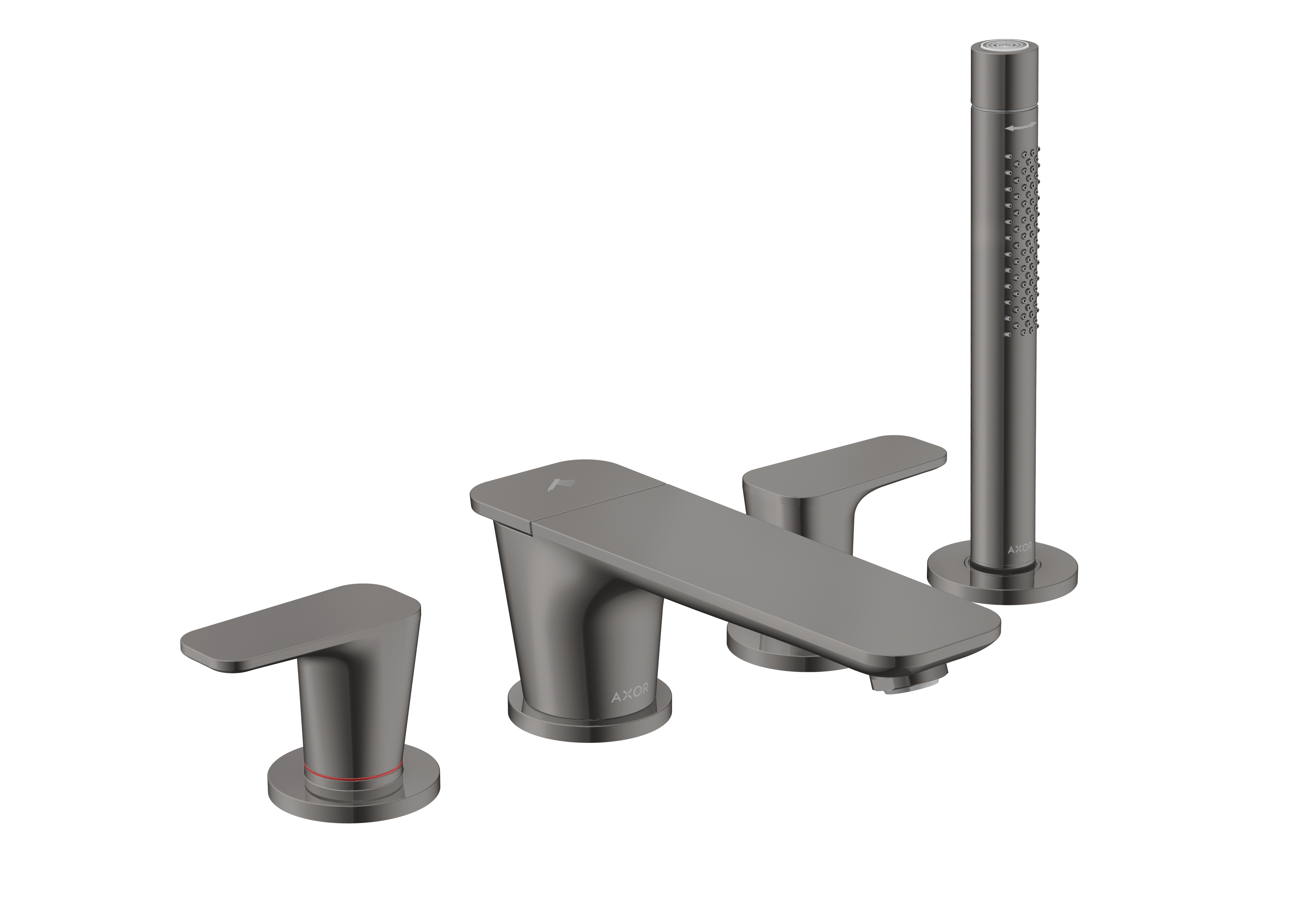 四孔翻边安装浴缸龙头