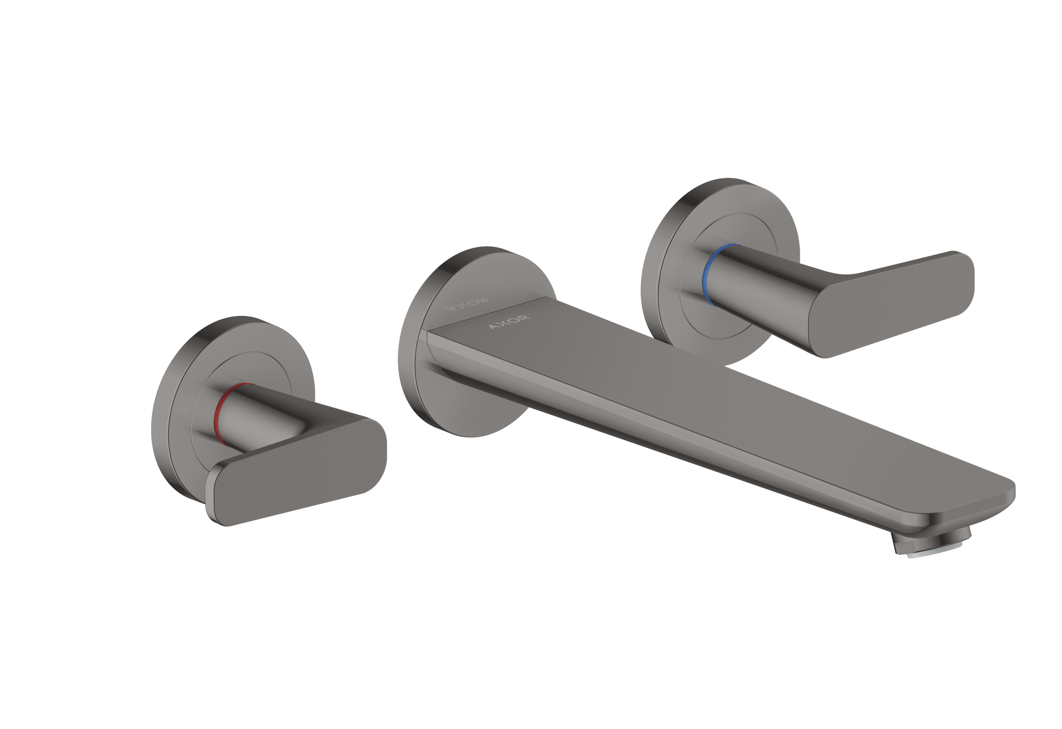 3-hole bath mixer for concealed installation wall-mounted