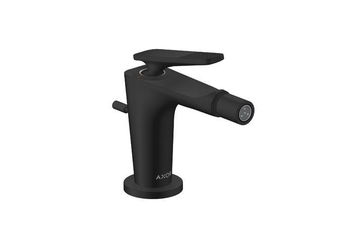 AXOR Citterio C Mitigeur de bidet avec tirette et vidage, coupe cubique — 49211670