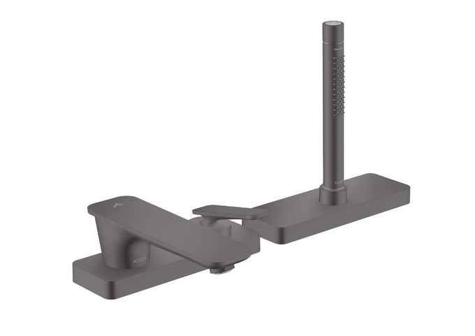 AXOR Citterio C Set de finition mitigeur 3 trous pour montage sur bord de baignoirenoire avec sBox — 49430340