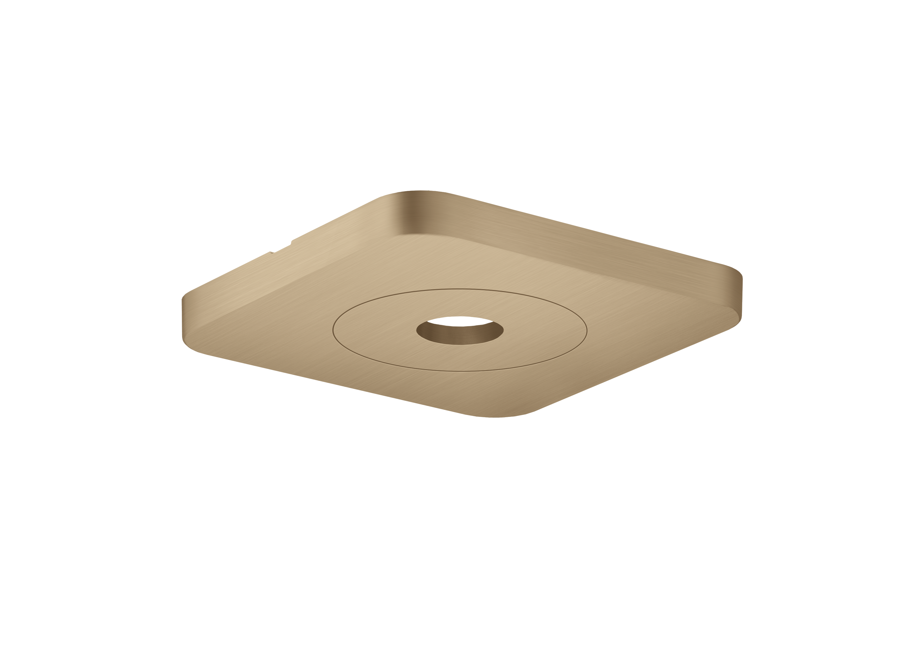Ceiling escutcheon 120/120 softsquare