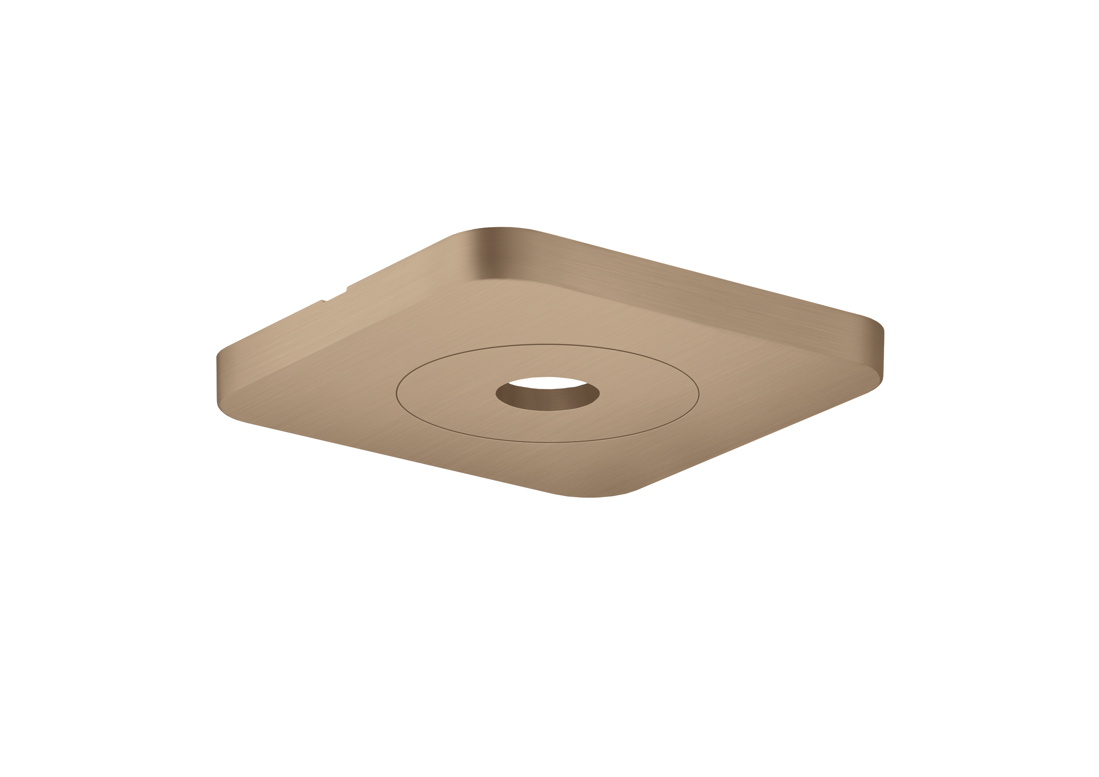 Ceiling escutcheon 120/120 softsquare