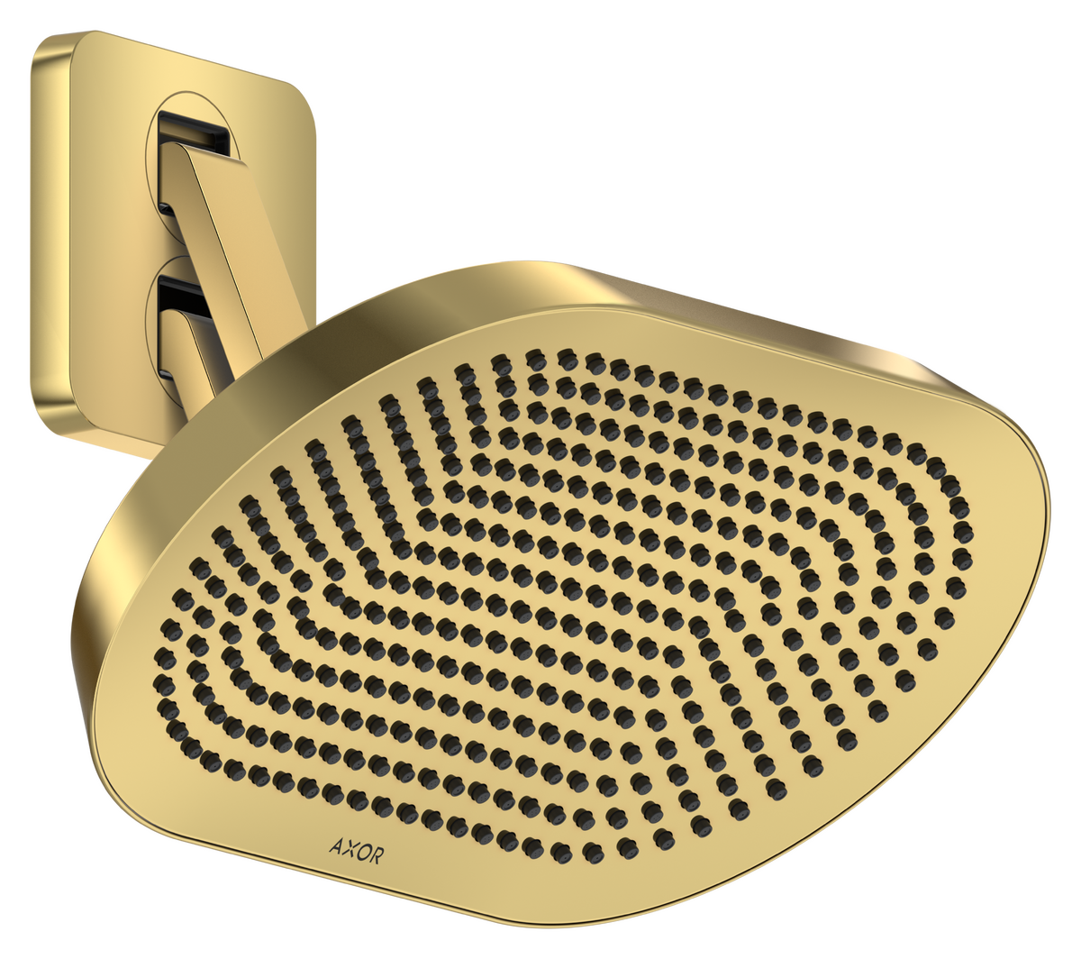 Overhead shower 370/220 2jet EcoSmart with adjustable shower arm