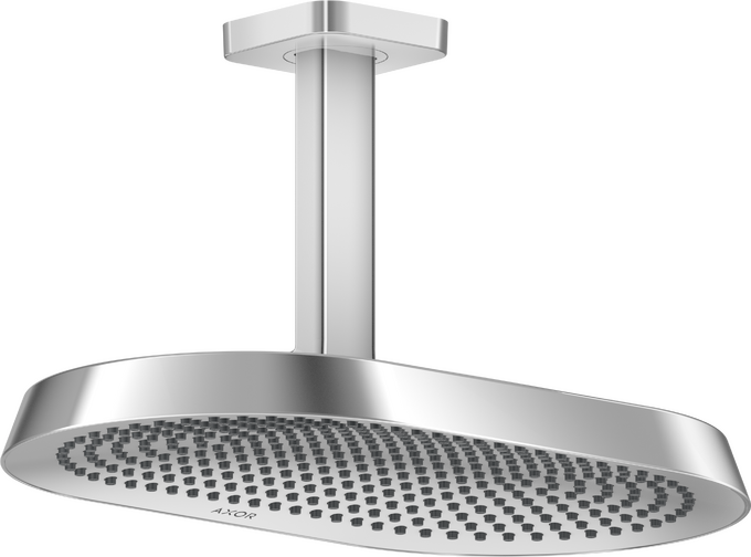 AXOR ShowerSphere Douche de tête 370/220 2jet avec raccord au plafond — 39757000