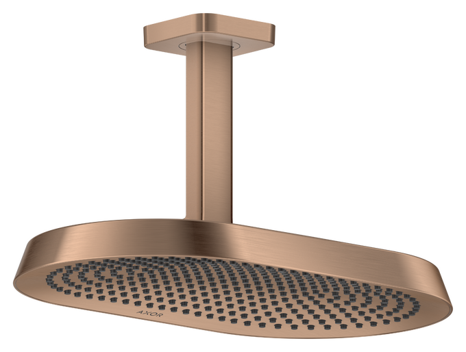 AXOR ShowerSphere Douche de tête 370/220 2jet avec raccord au plafond — 39757310