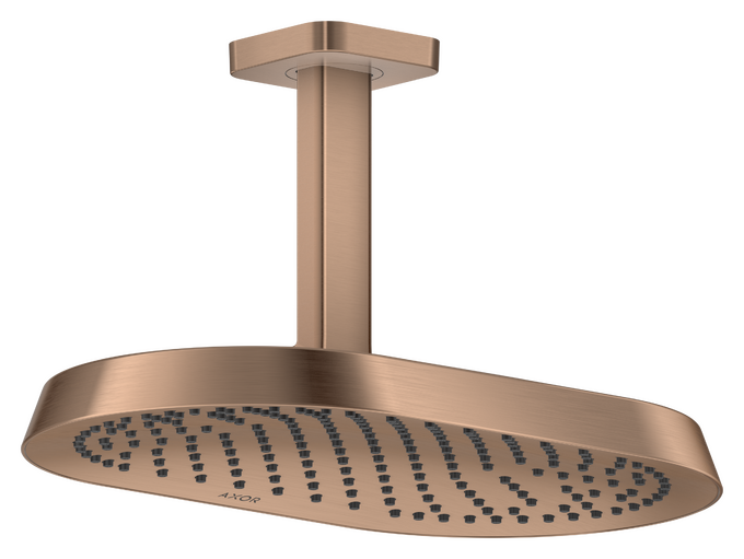 AXOR ShowerSphere Douche de tête 370/220 1jet avec raccord au plafond — 39760310