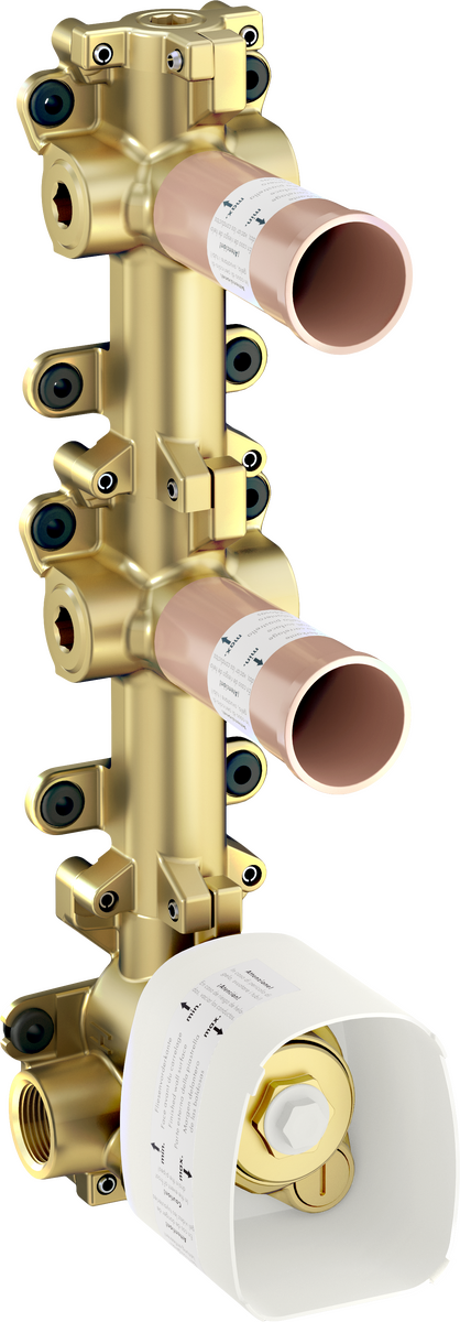 Set básico para módulo de termostato empotrado para 2 funciones
