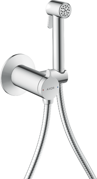 Douchette hygiénique 1jet avec support de douche et flexible 1,25 m