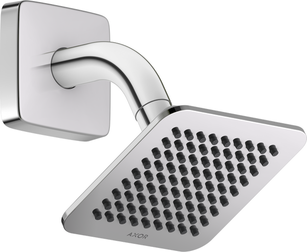 Ducha fija 120/120 1jet EcoSmart con brazo de ducha