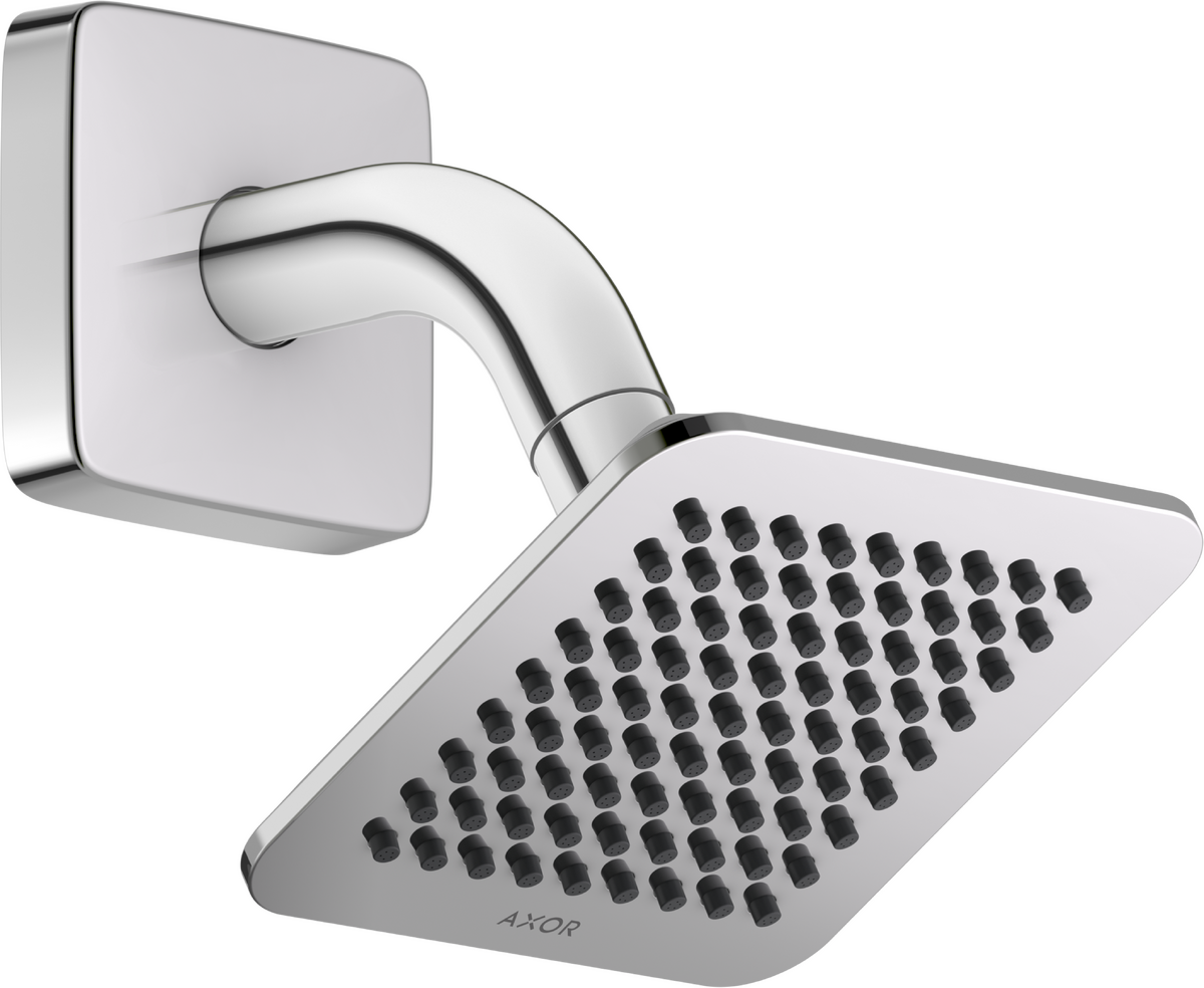 Ducha fija 120/120 1jet EcoSmart con brazo de ducha