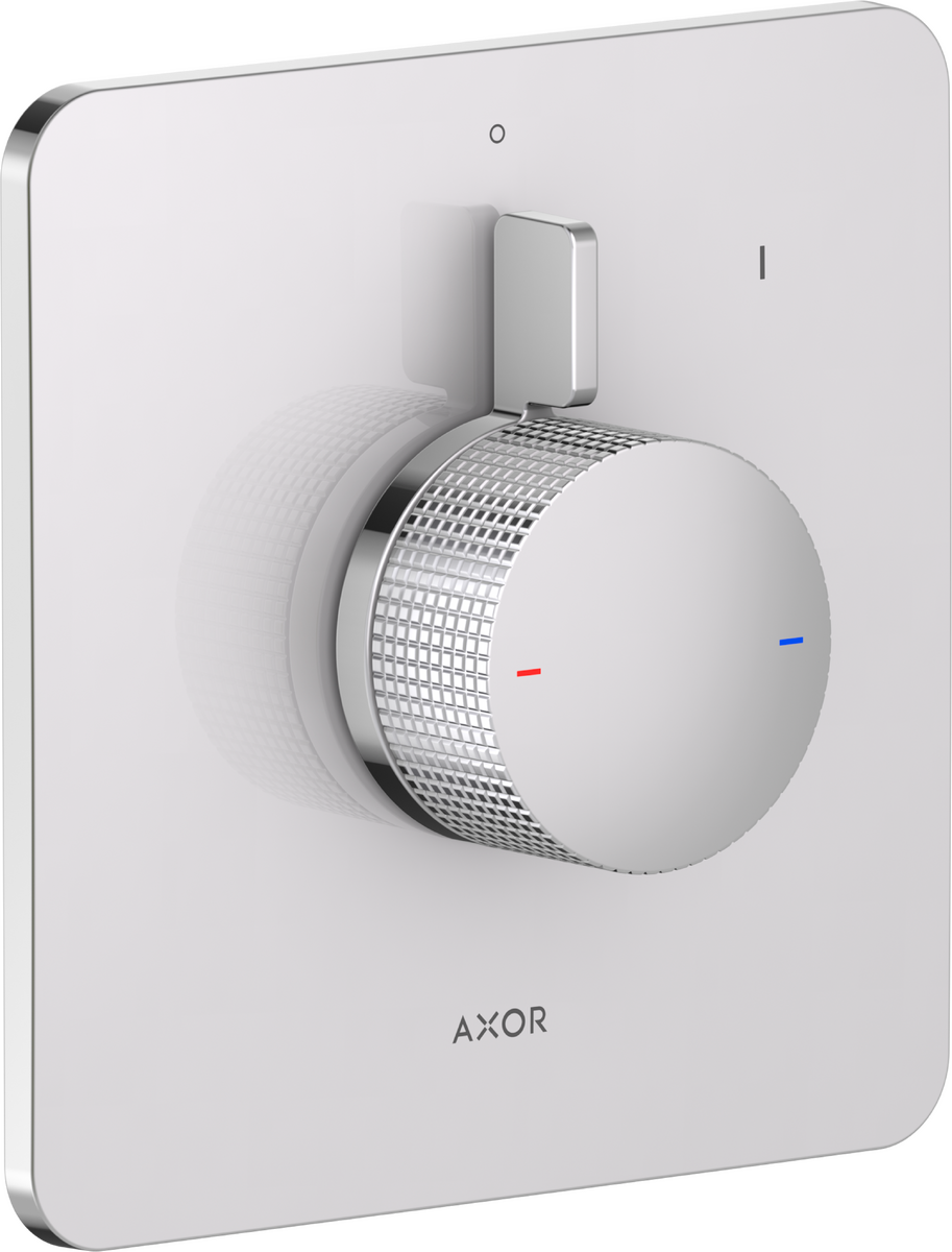 Shower mixer for concealed installation for 1 function - cubic cut