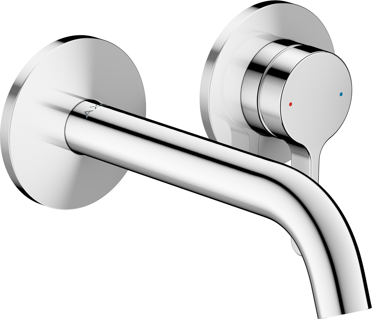 Single lever basin mixer for concealed installation wall-mounted with lever handle and spout 160 mm