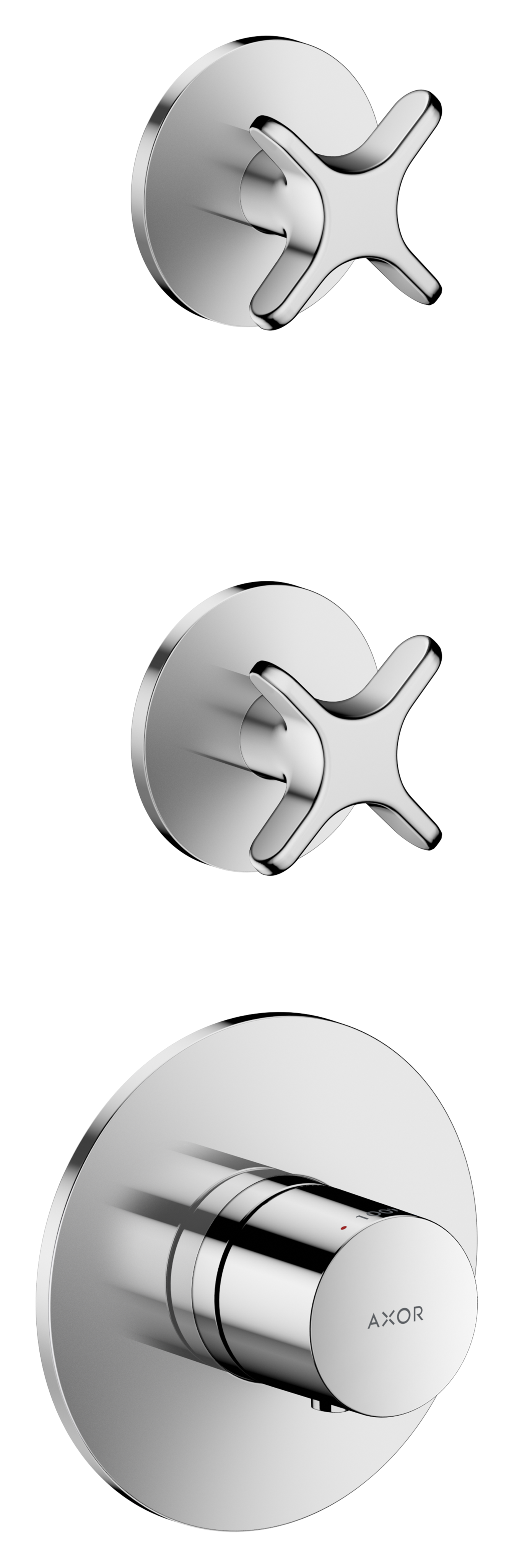 Thermostatic Module Trim with 2 Volume Controls