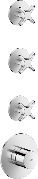 thermostaatmodule voor 3 douchefuncties met kruisgreep