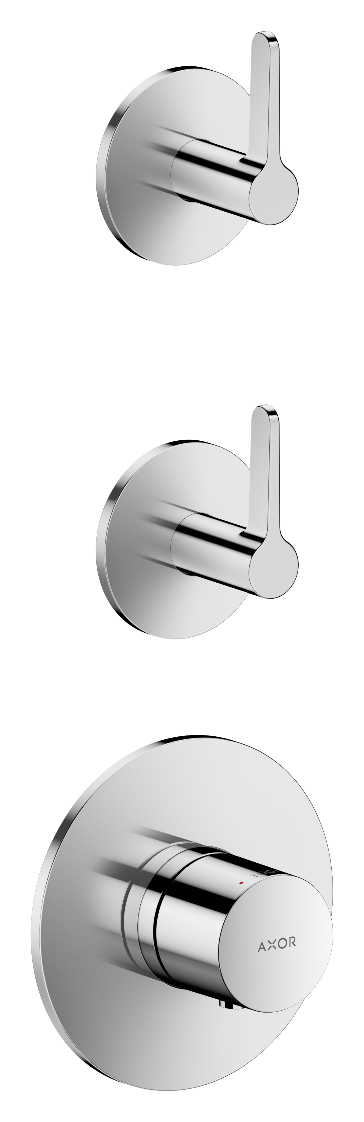 Thermostatic Module Trim with 2 Volume Controls