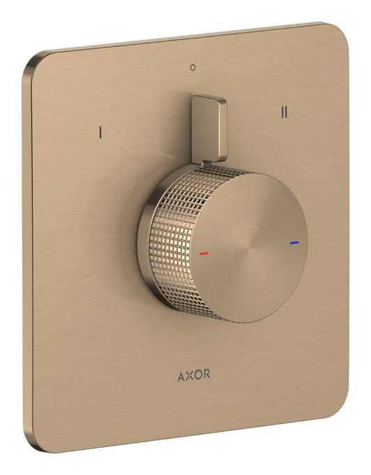 AXOR Citterio C Mitigeur pour installation encastrée pour 2 fonctions, coupe cubique — 49451140