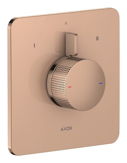 AXOR Citterio C Mitigeur pour installation encastrée pour 2 fonctions, coupe cubique — 49451300