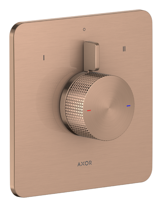 AXOR Citterio C Mitigeur pour installation encastrée pour 2 fonctions, coupe cubique — 49451310