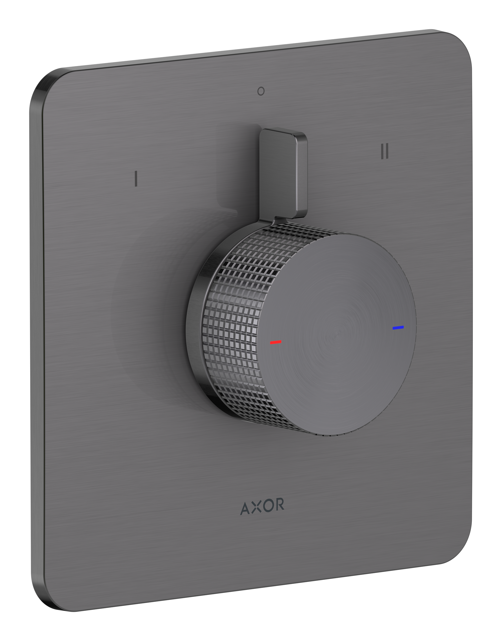 Mixer for concealed installation for 2 functions - cubic cut