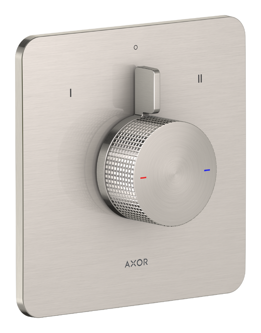 AXOR Citterio C Mitigeur pour installation encastrée pour 2 fonctions, coupe cubique — 49451800