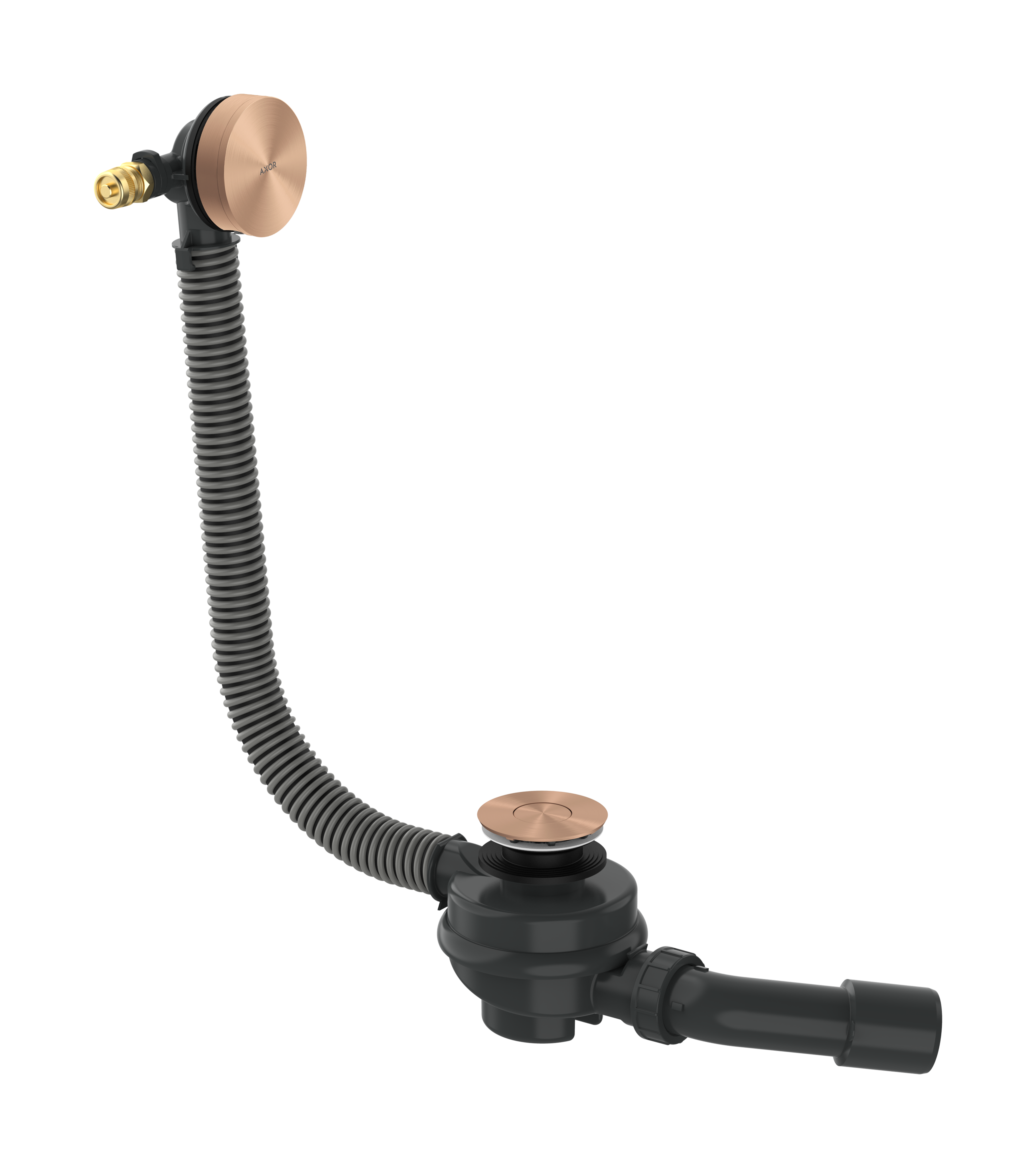 AXOR Exafill Complete set bath filler, waste and overflow set for bathtub