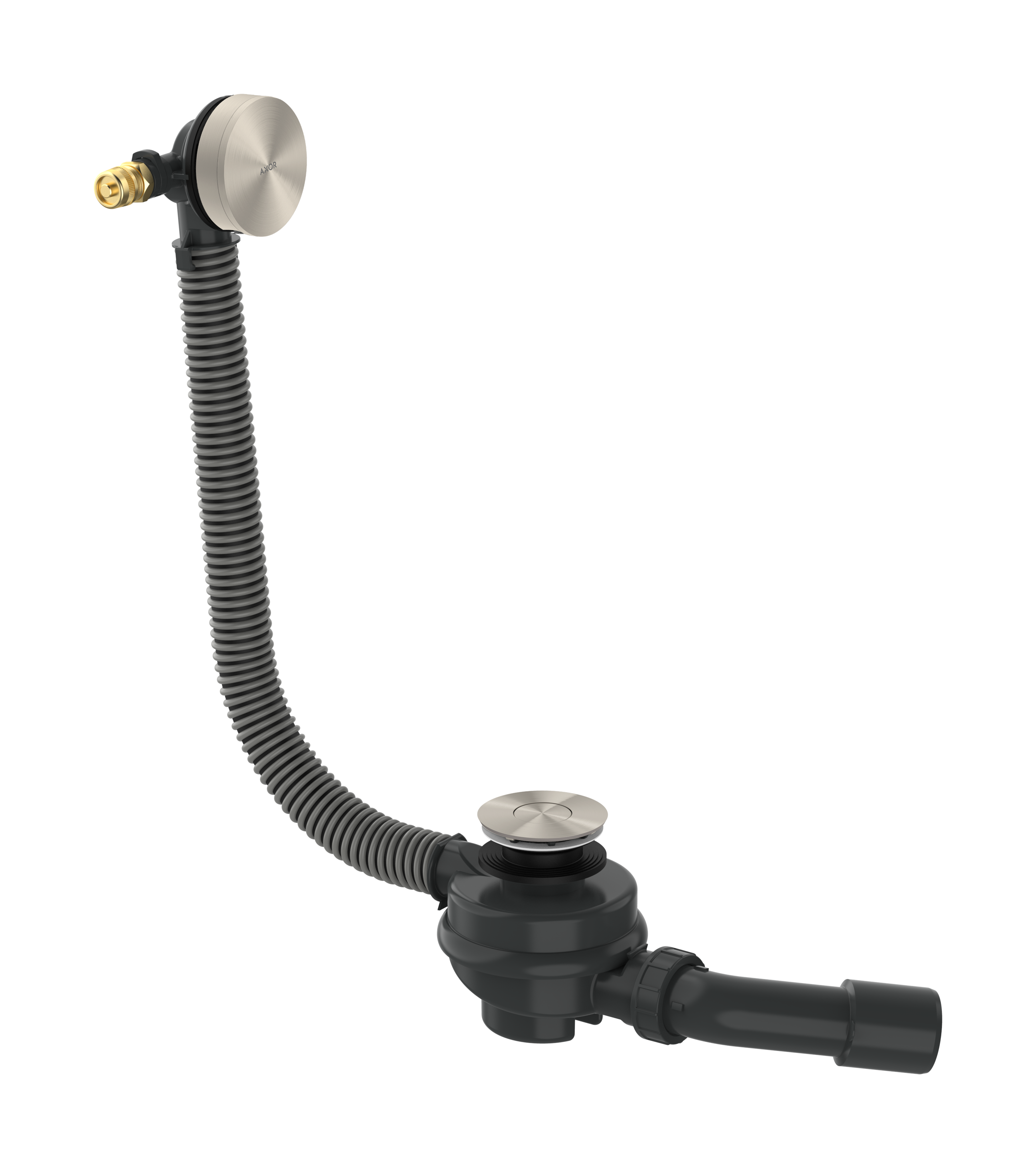 AXOR Exafill Complete set bath filler, waste and overflow set for bathtub