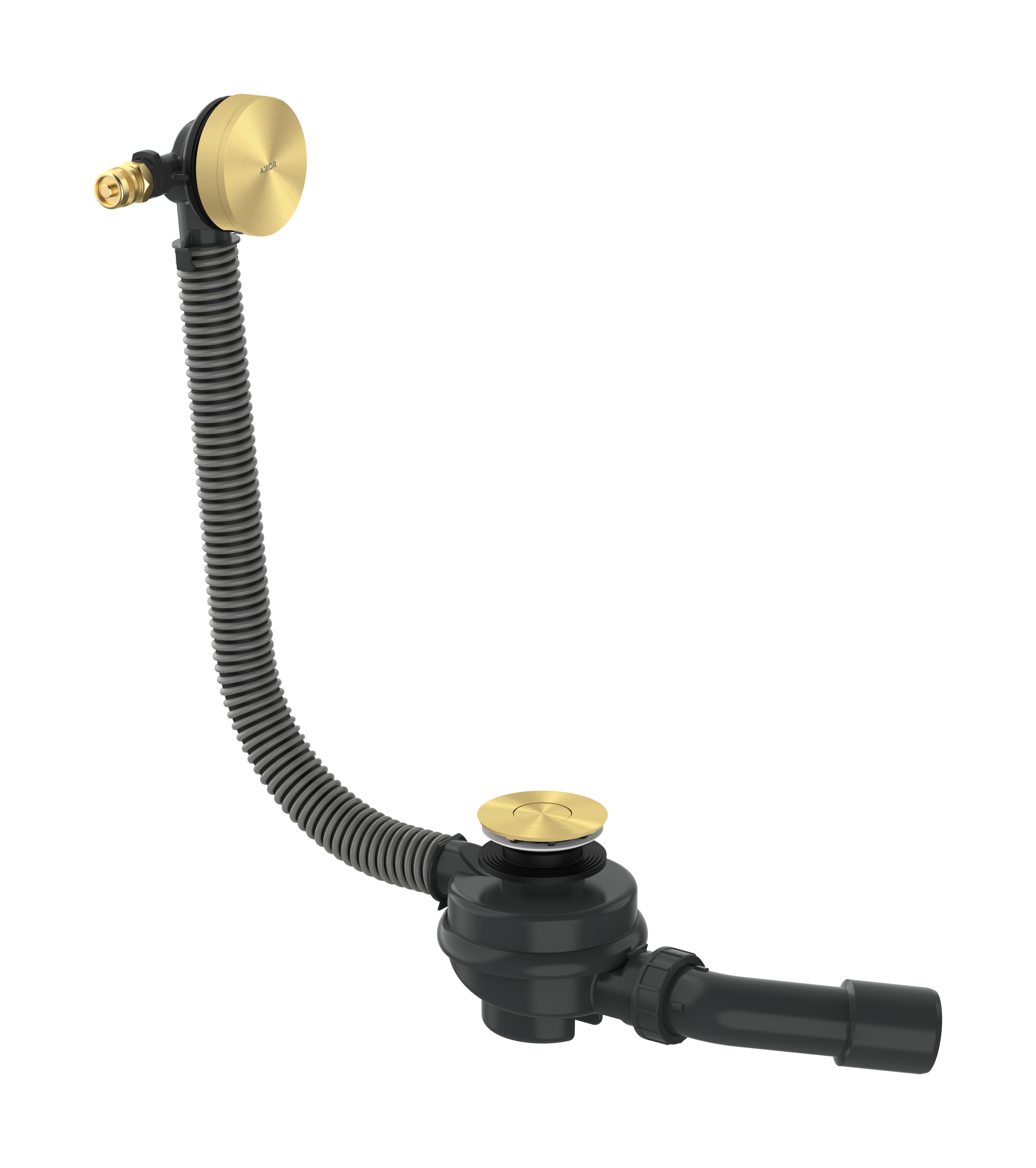 AXOR Exafill Complete set bath filler, waste and overflow set for bathtub