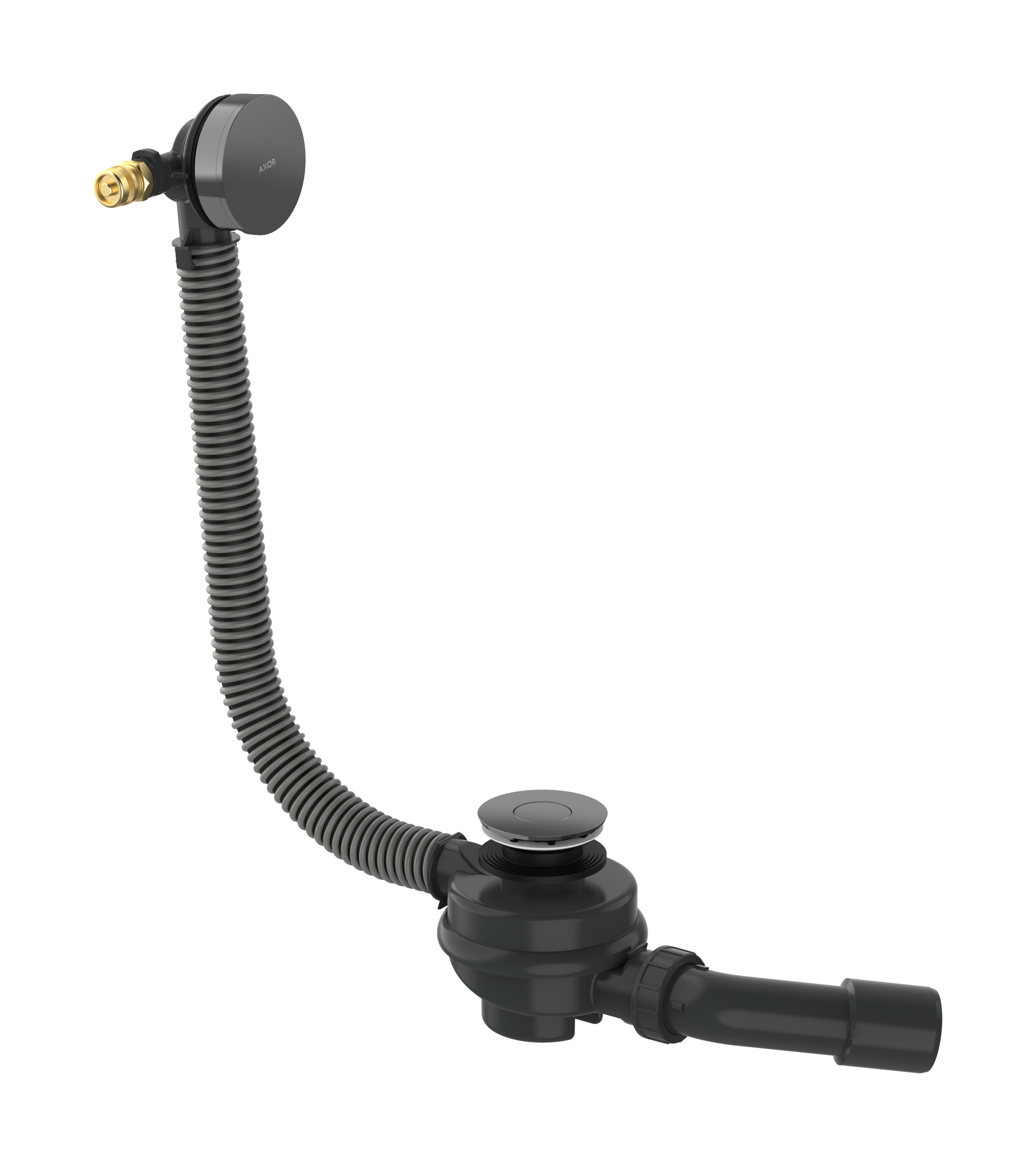 AXOR Flexaplus Complete set waste and overflow set for bathtub