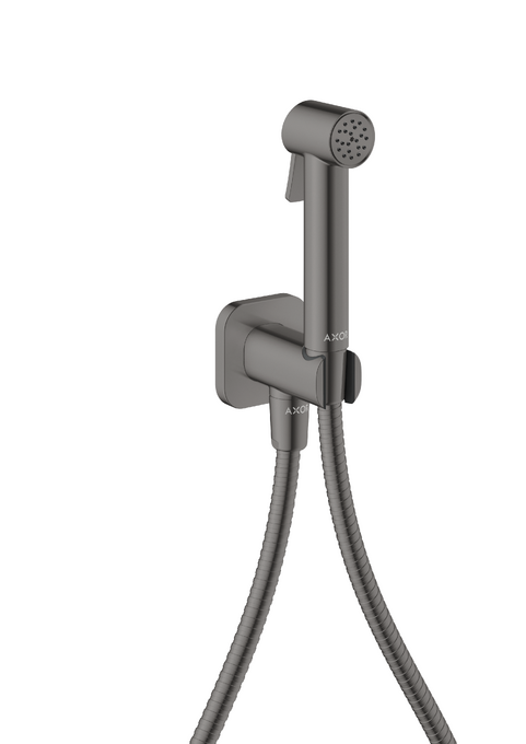 Douchette hygiénique 1jet SoftSquare pour eau froide avec support de douche et flexible 1