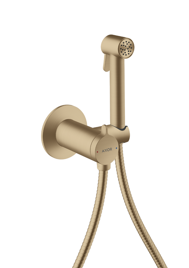 Douchette hygiénique 1jet avec support de douche et flexible 1