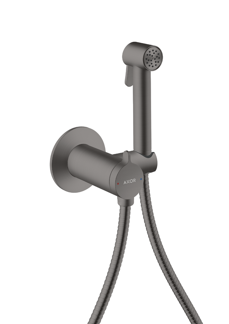 Douchette hygiénique 1jet avec support de douche et flexible 1