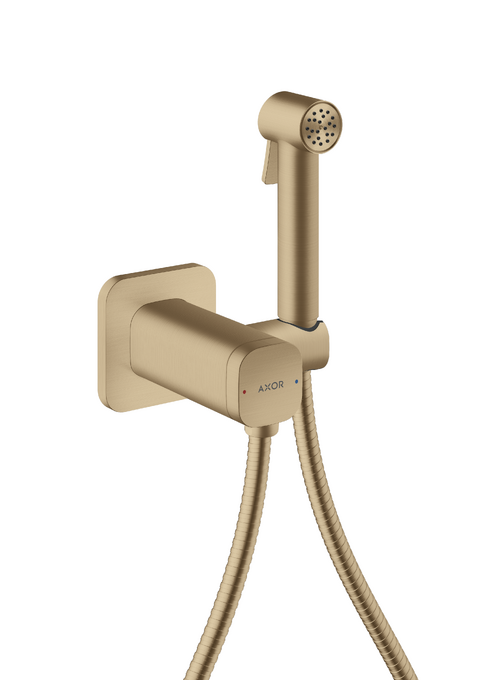 Douchette hygiénique 1jet SoftSquare avec support de douche et flexible 1