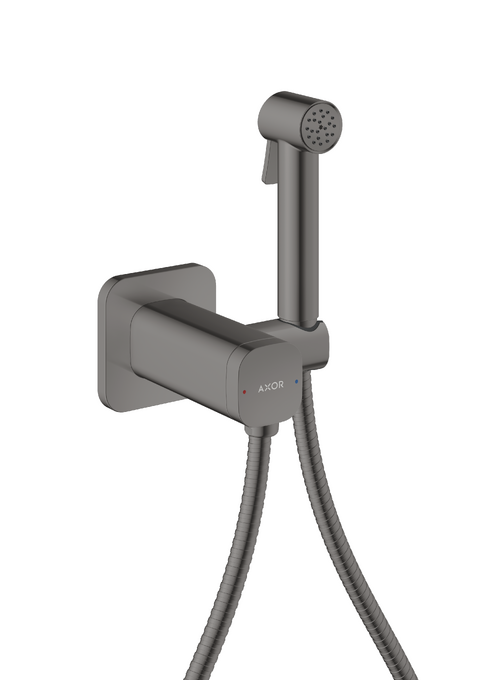 Douchette hygiénique 1jet SoftSquare avec support de douche et flexible 1