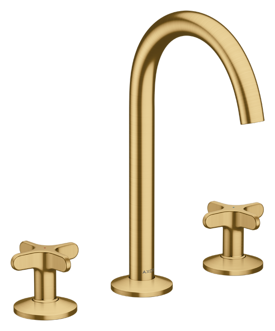 AXOR One Mélangeur de lavabo 3 trous 170 avec poignées croisillons et bonde clic clac — 48040250
