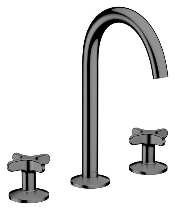 AXOR One Mélangeur de lavabo 3 trous 170 avec poignées croisillons et bonde clic clac — 48040330