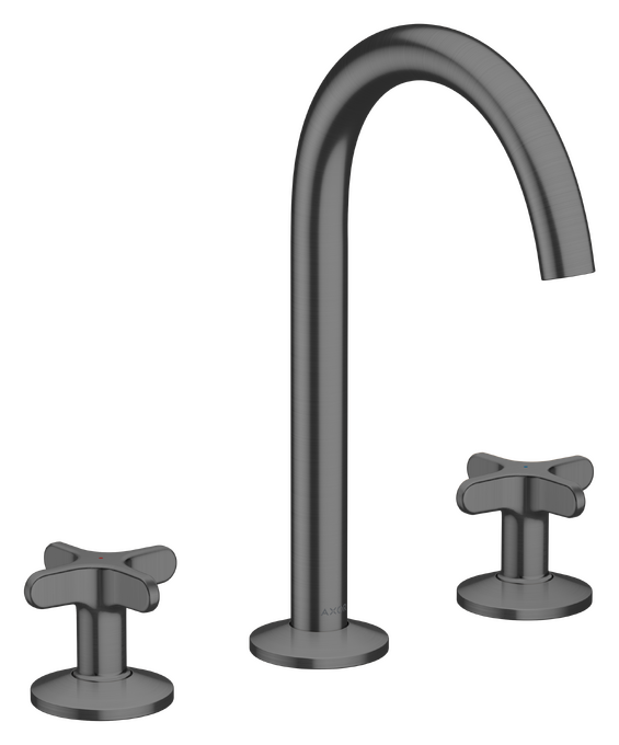 AXOR One Mélangeur de lavabo 3 trous 170 avec poignées croisillons et bonde clic clac — 48040340