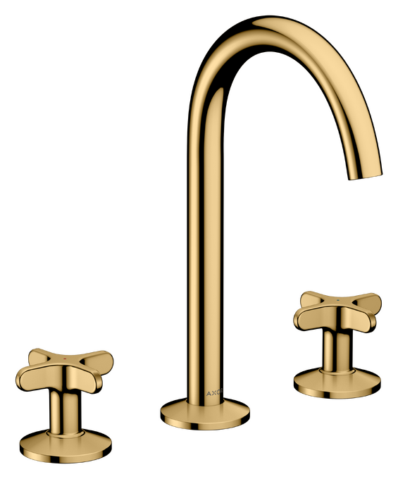 AXOR One Mélangeur de lavabo 3 trous 170 avec poignées croisillons et bonde clic clac — 48040990