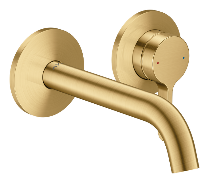 AXOR One Mitigeur de lavabo 2 trous encastré mural avec bec 160 mm — 48170250