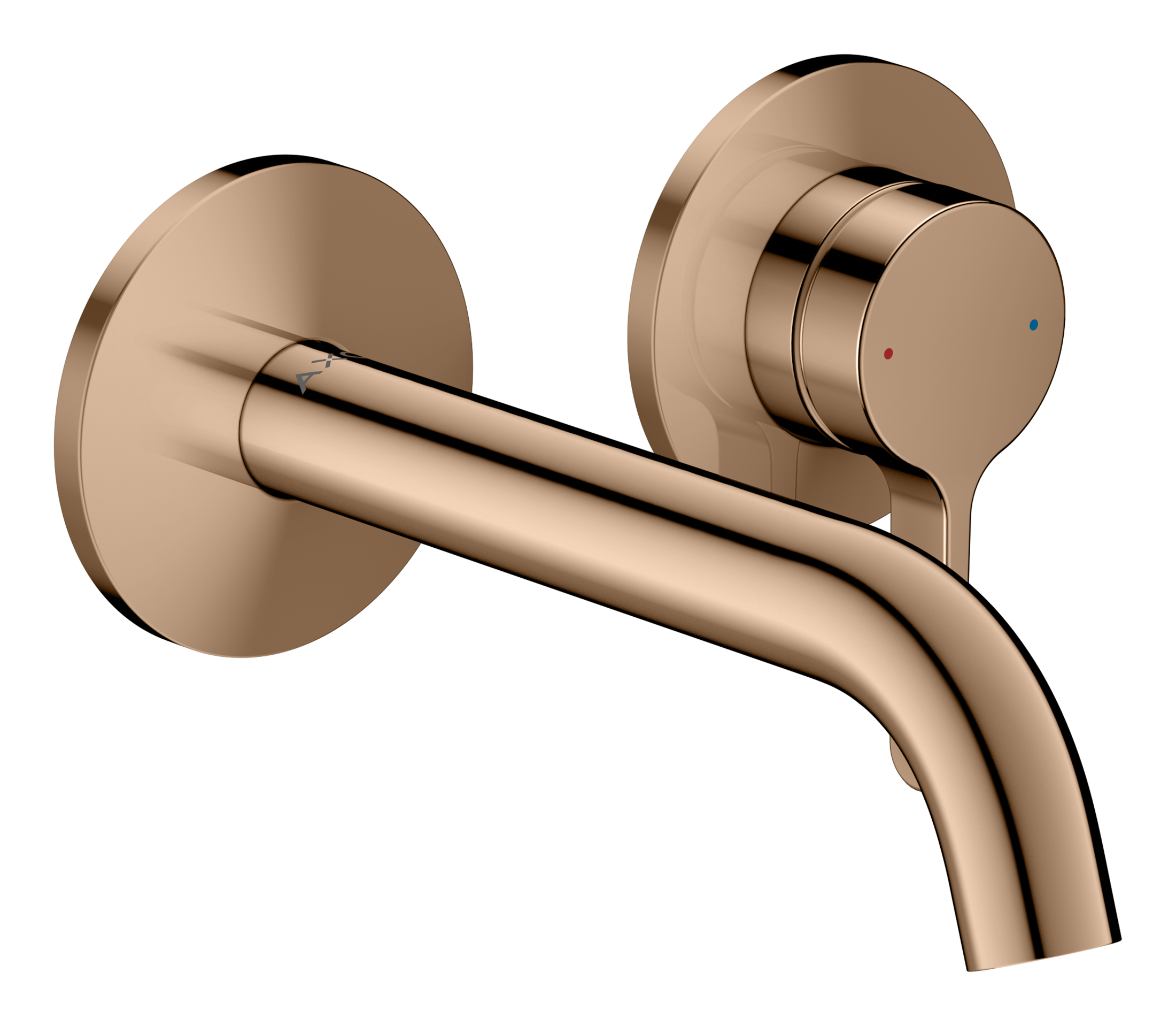 Single lever basin mixer for concealed installation wall-mounted with lever handle and spout 160 mm