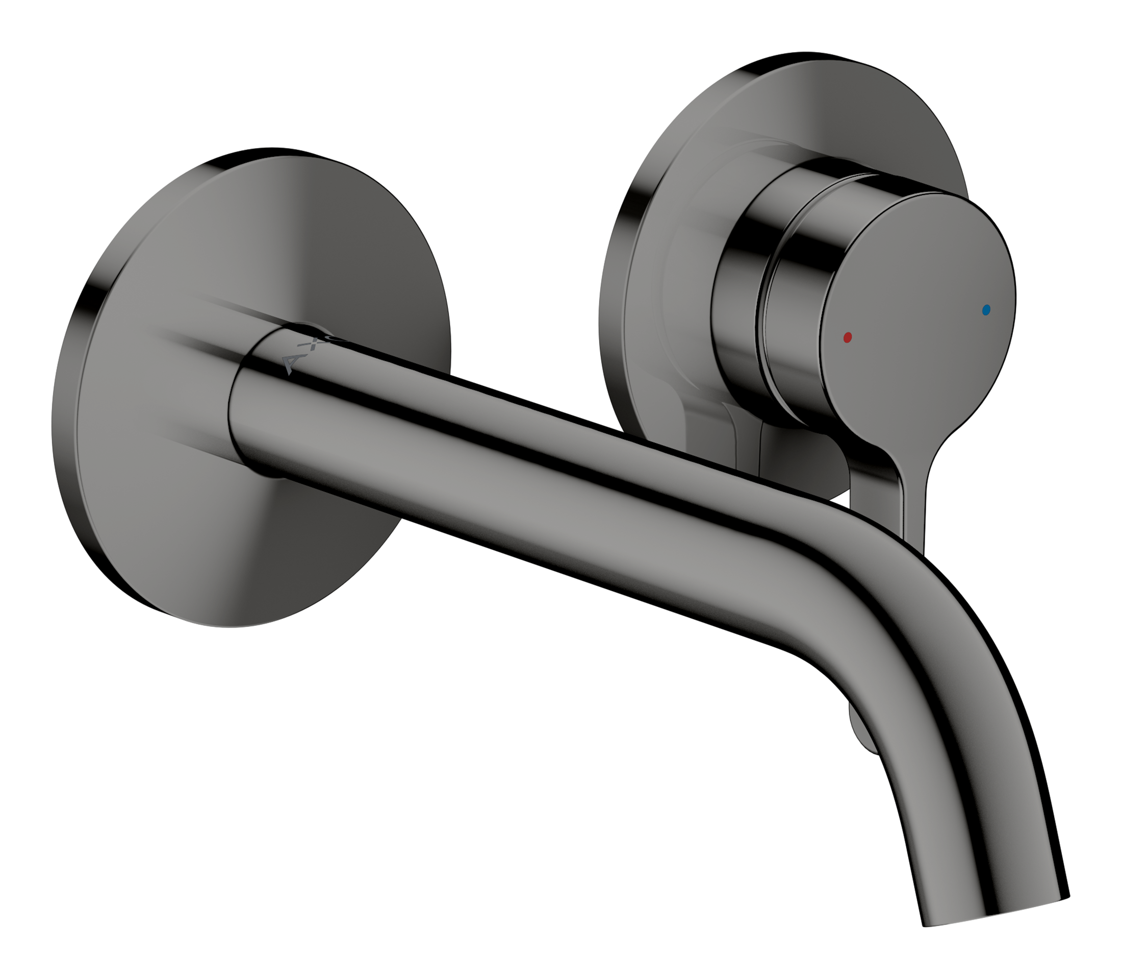 Single lever basin mixer for concealed installation wall-mounted with lever handle and spout 160 mm