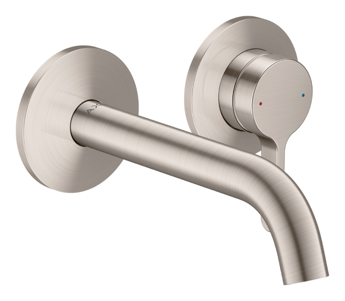 AXOR One Mitigeur de lavabo 2 trous encastré mural avec bec 160 mm — 48170800