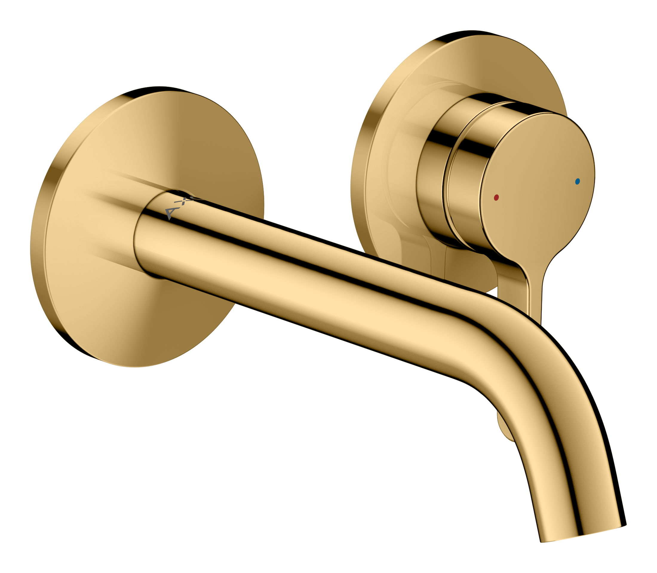 Single lever basin mixer for concealed installation wall-mounted with lever handle and spout 160 mm