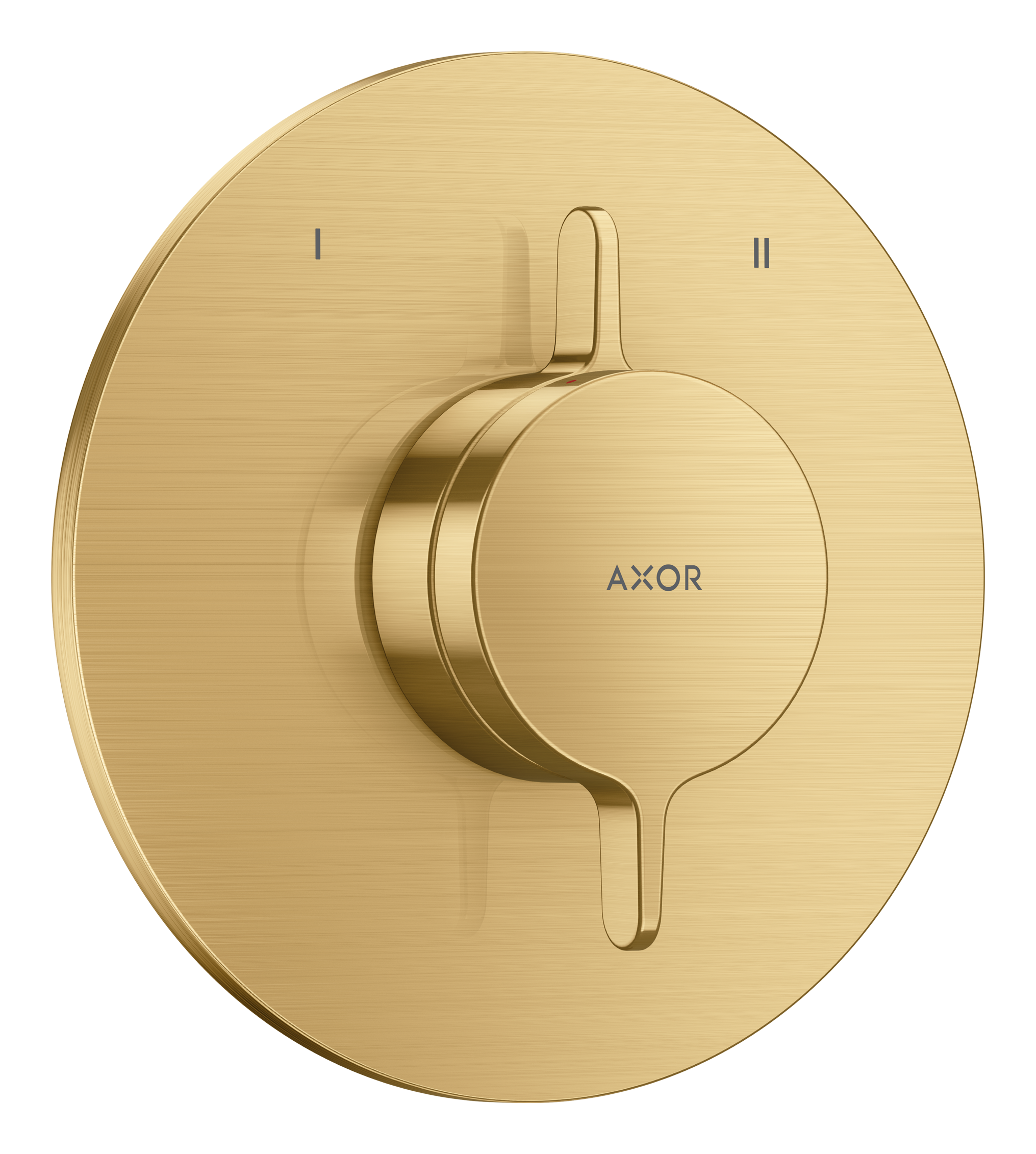 Mixer for concealed installation for 2 functions