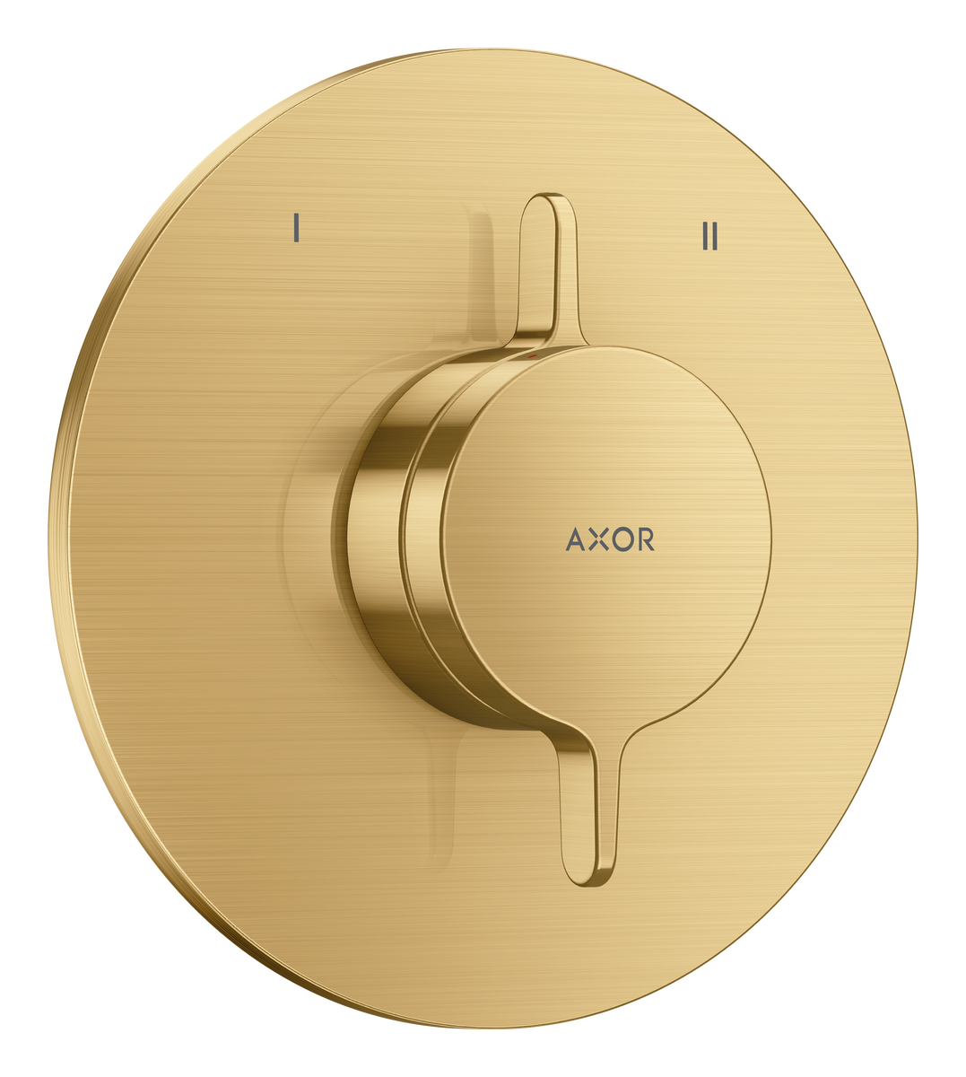 Mixer for concealed installation for 2 functions