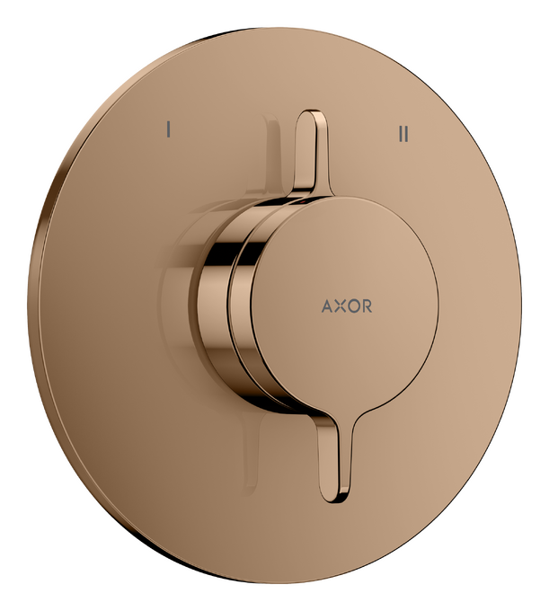 Inbouw mengkraan voor 2 systemen