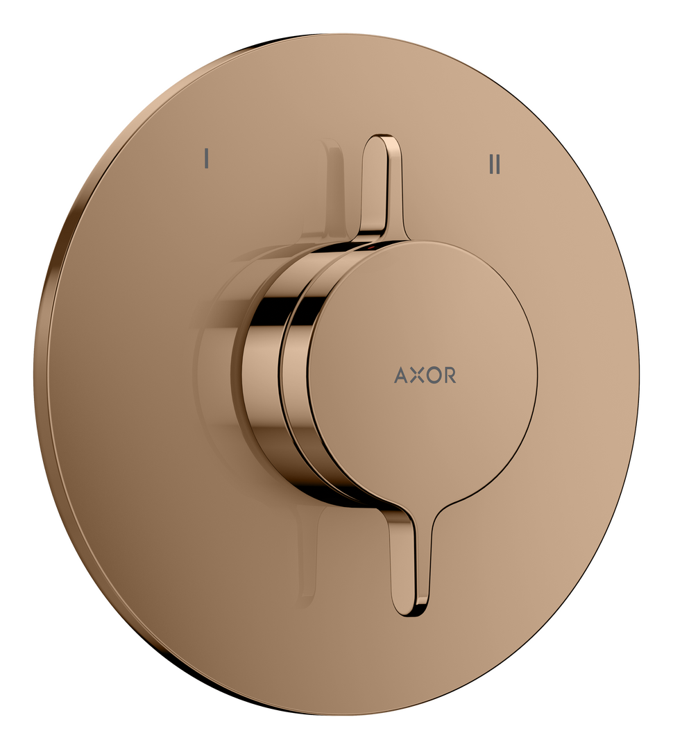 Inbouw mengkraan voor 2 systemen