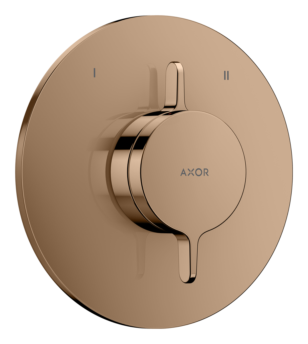 Mixer for concealed installation for 2 functions